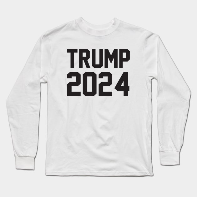 trump 2024 Long Sleeve T-Shirt by ArloNgutangBo'leh